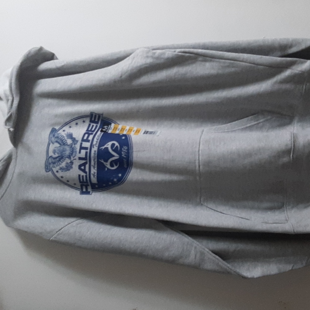 Real tree rival fleece Hoodia with front pockets xl gray